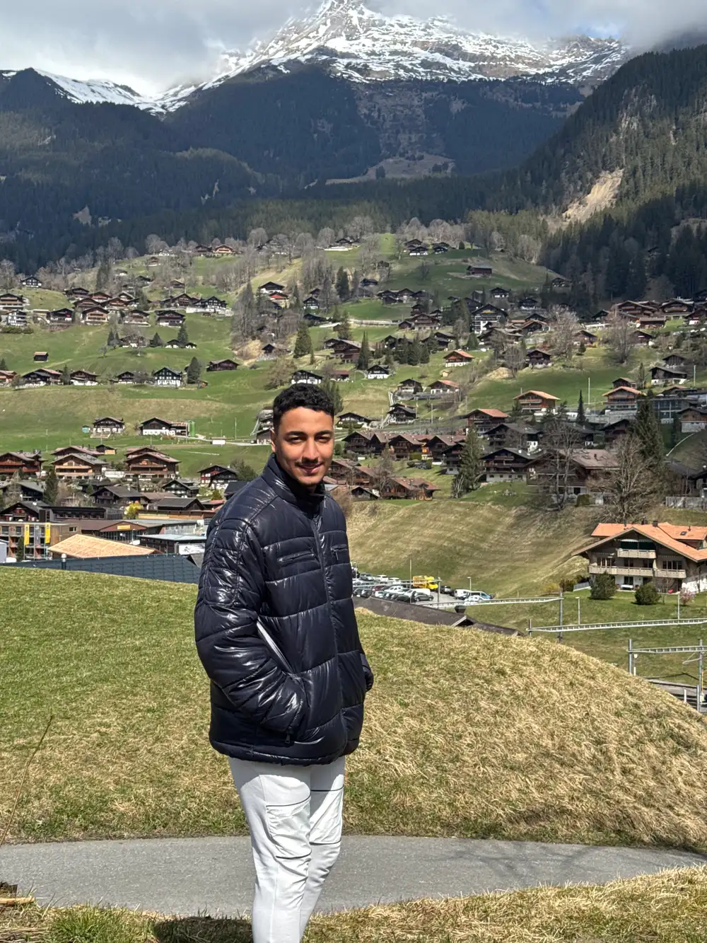 Thiago Máximo nos Alpes suíços
